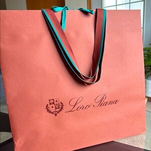 Loro Piana Coral Tote Bag. New!